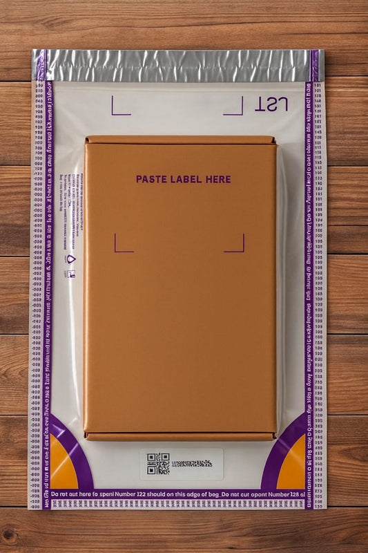 Meesho transparent without pocket ( 100% barcode working )