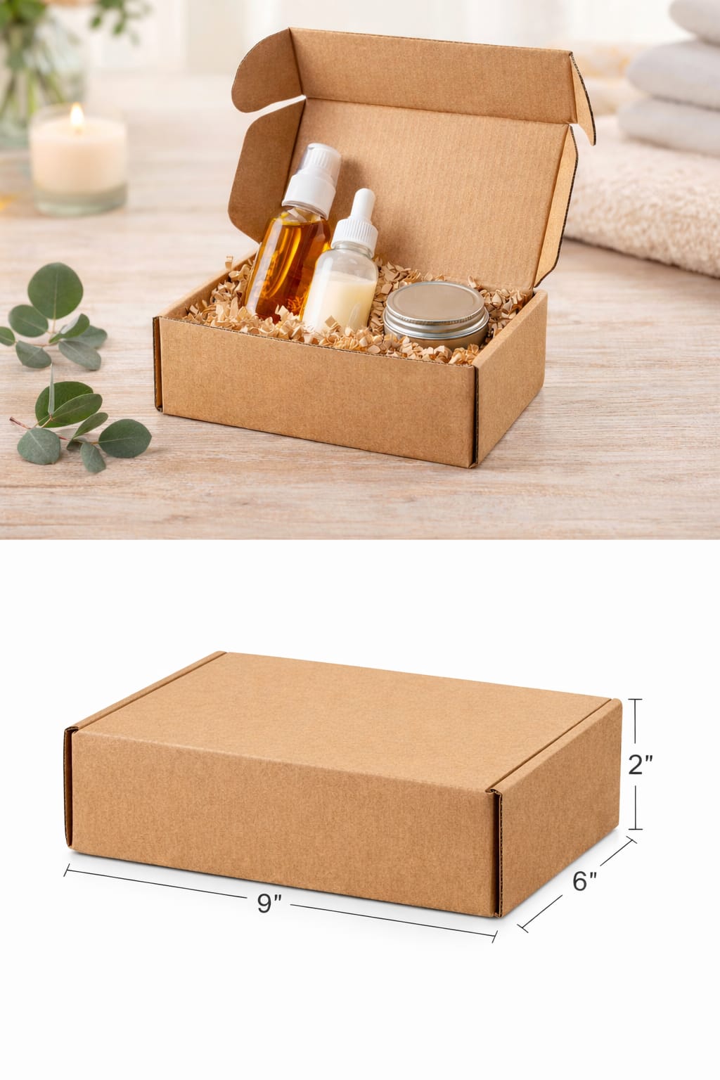 Flap Boxes Corrugated Packaging Boxes in 3 ply Virgin Kraft Brown color
