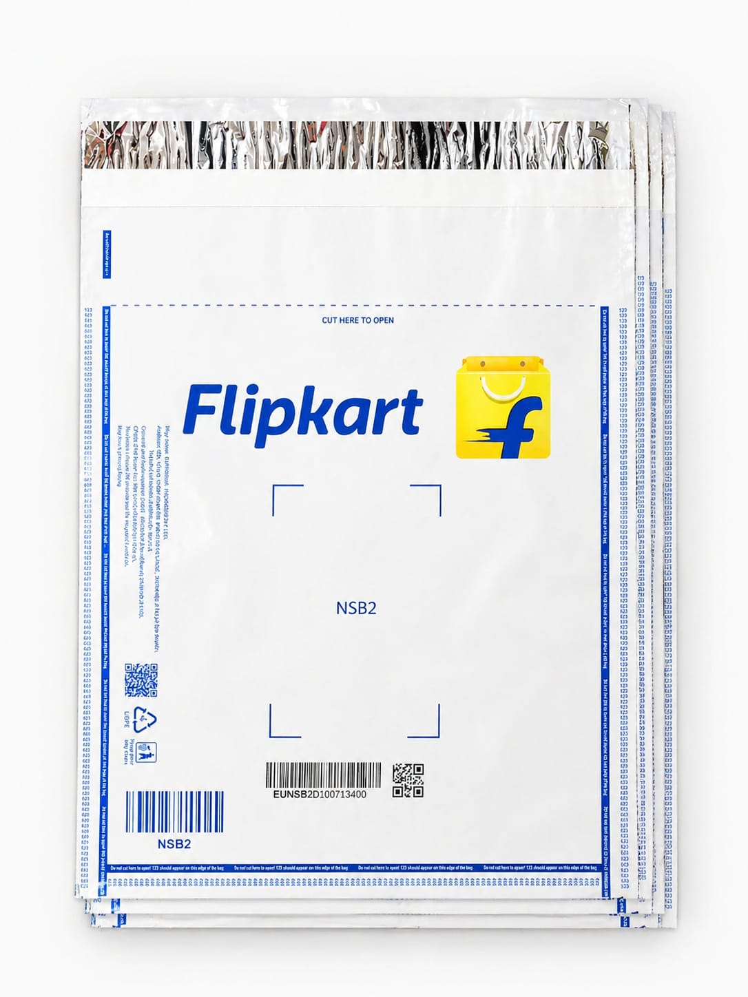 Flipkart non Transparent Bag ( 100% barcode working )