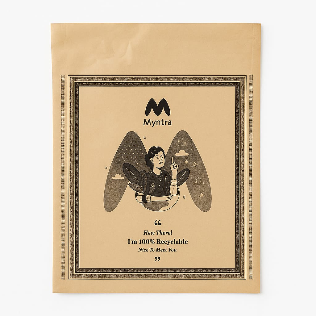 Myntra Paper Courier Bags