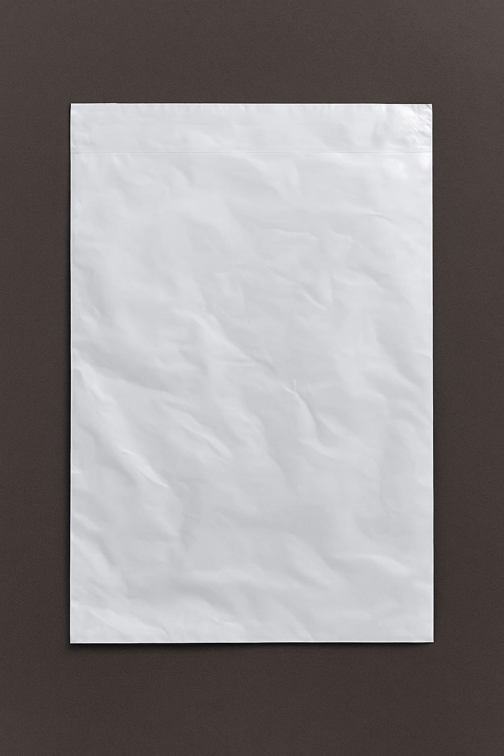 Plain Tamper Proof  Courier Bag with Pocket