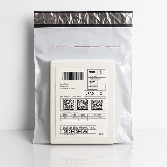 Plain Tamper Proof  Courier Bag with Pocket