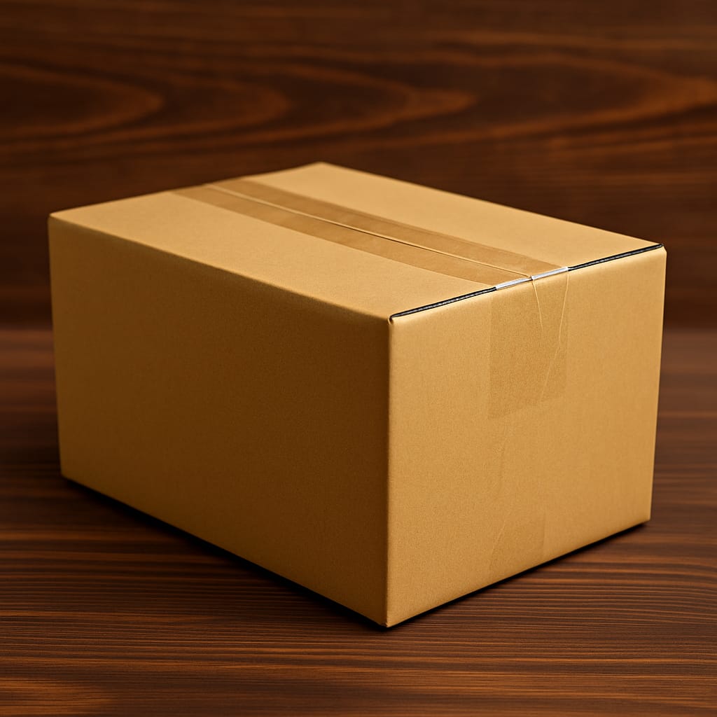 Corrugated Packaging Boxes in 3 ply  Virgin Kraft Brown color