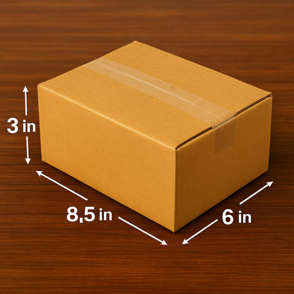 Corrugated Packaging Boxes in 3 ply  Virgin Kraft Brown color