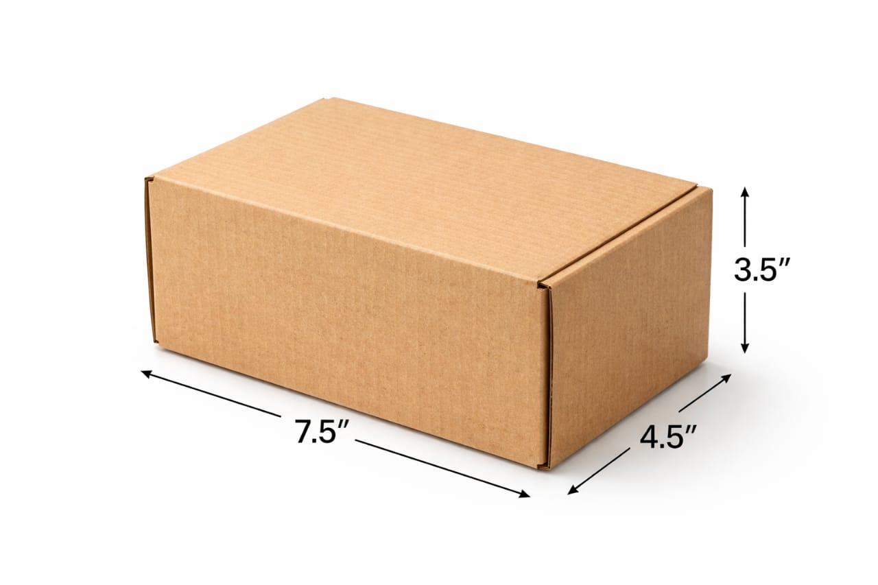 Corrugated Packaging Boxes in 3 ply  Virgin Kraft Brown color