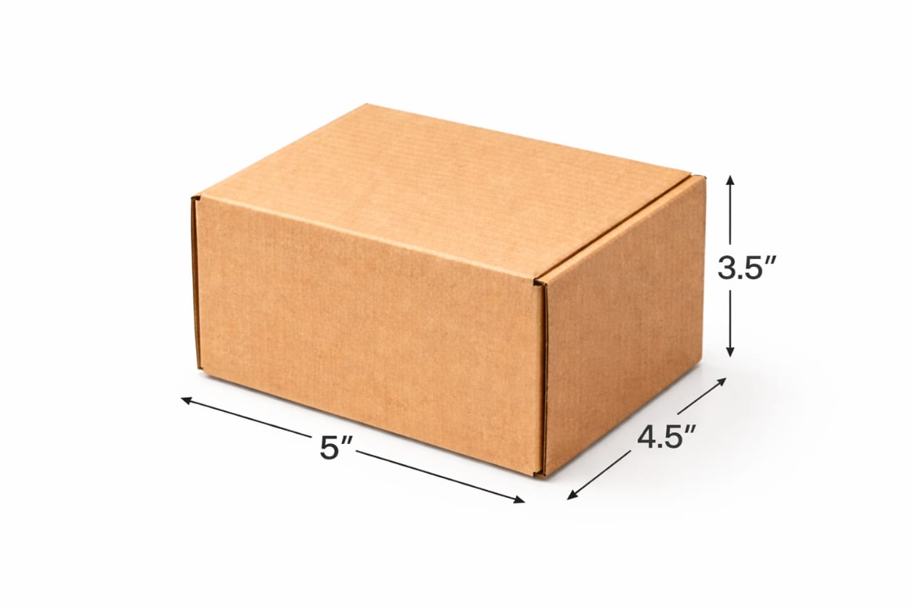 Corrugated Packaging Boxes in 3 ply  Virgin Kraft Brown color
