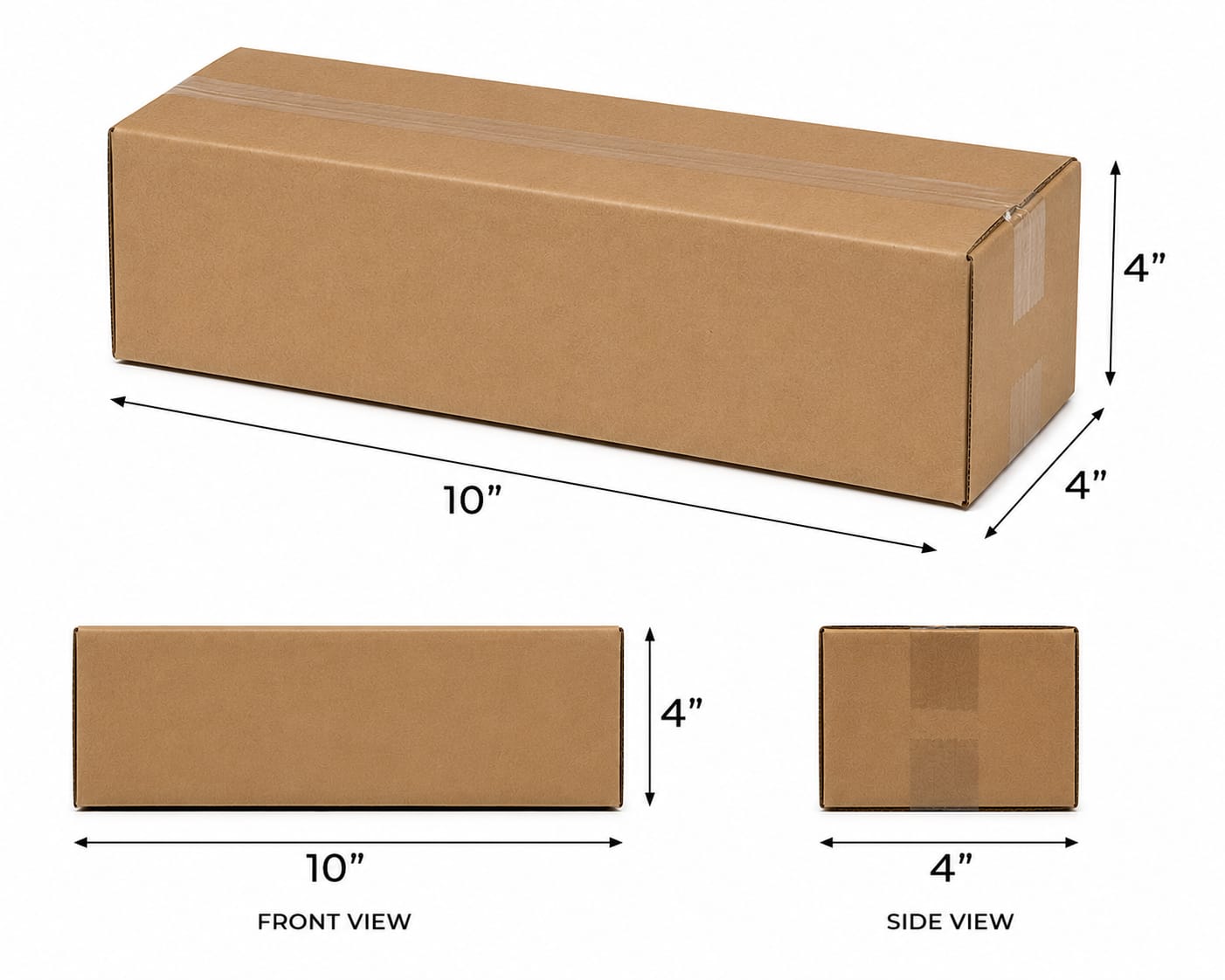 Corrugated Packaging Boxes in 3 ply  Virgin Kraft Brown color