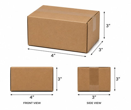 Corrugated Packaging Boxes in 3 ply  Virgin Kraft Brown color