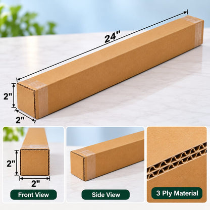 Corrugated Packaging Boxes in 3 ply  Virgin Kraft Brown color