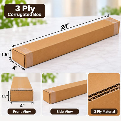 Corrugated Packaging Boxes in 3 ply  Virgin Kraft Brown color