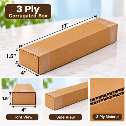 Corrugated Packaging Boxes in 3 ply  Virgin Kraft Brown color