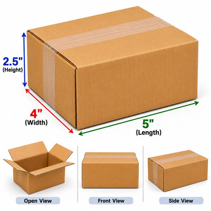 Corrugated Packaging Boxes in 3 ply  Virgin Kraft Brown color