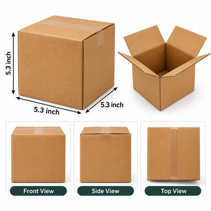 Corrugated Packaging Boxes in 3 ply  Virgin Kraft Brown color