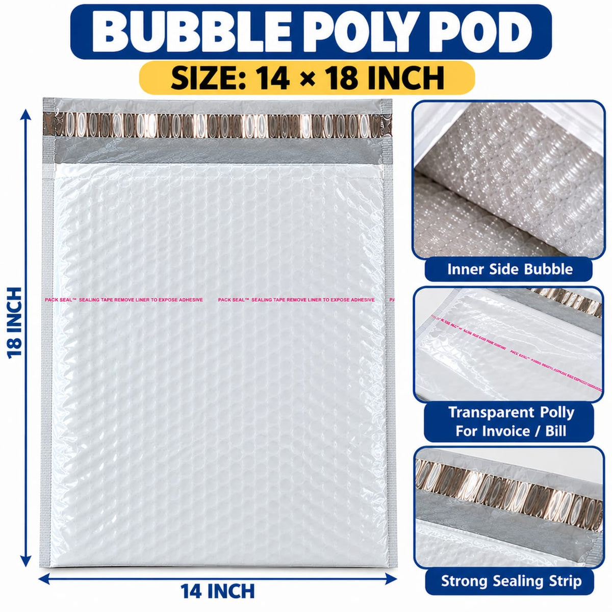 BUBBLE POLLY POD ( WITH POCKET )
